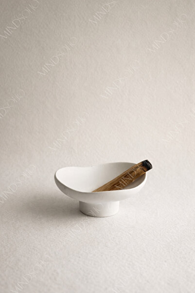 mindsoho Vernikli(WAX) Dalgalı Dekoratif Palo Santo Tütsülük, Mumluk, Tabak |...