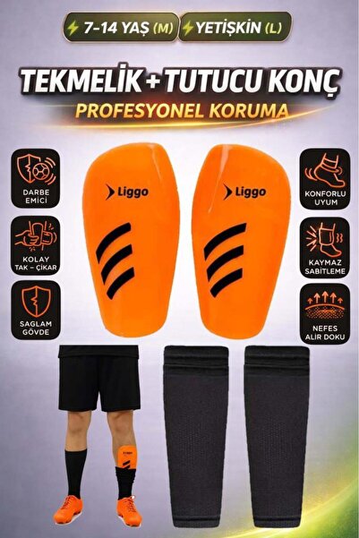 Liggo Επαγγελματικό προστατευτικό κνήμης με κάλτσα, προστατευτικό κνήμης για ...