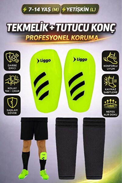 Liggo Επαγγελματικό προστατευτικό κνήμης με κάλτσα, προστατευτικό κνήμης για ...
