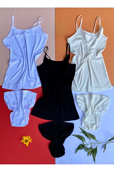 VicTroy Οβάλ γιακά 3 τεμαχίων εκρού, ασπρόμαυρο χρώμα λουράκι Βαμβακερό Lycra...