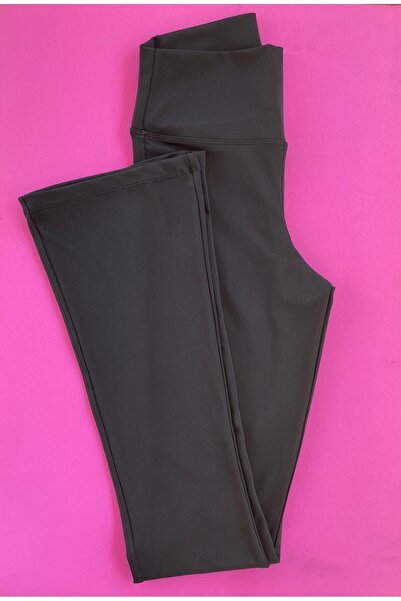 VicTroy Ψηλόμεσο Stretchy Flare Leg - Scuba γυναικείο παντελόνι