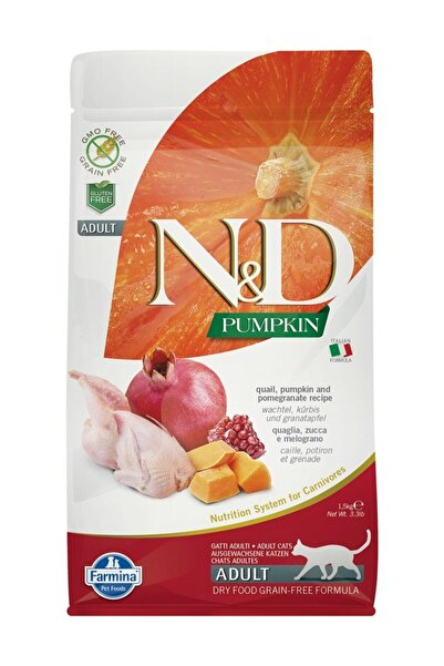 N&D Pumpkin Bıldırcın & Nar Kedi Maması 1,5 Kg