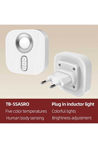 Choice مصباح ليلي LED مزود بمستشعر حركة، مصباح جداري بألوان RGB مناسب لغرفة ا...