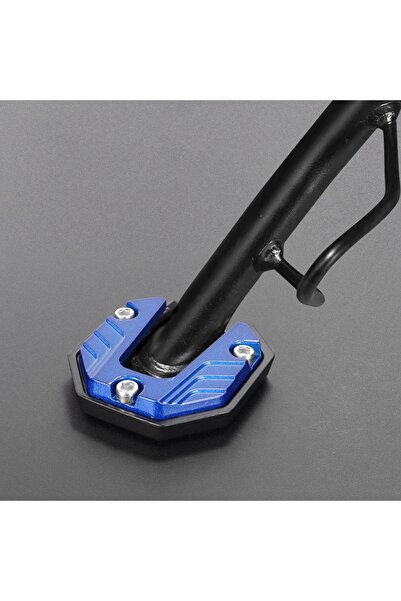 Choice مسند دراجة نارية أزرق، مسند جانبي للقدم، مسند قدم ممتد، لوحة دعم للدرا...