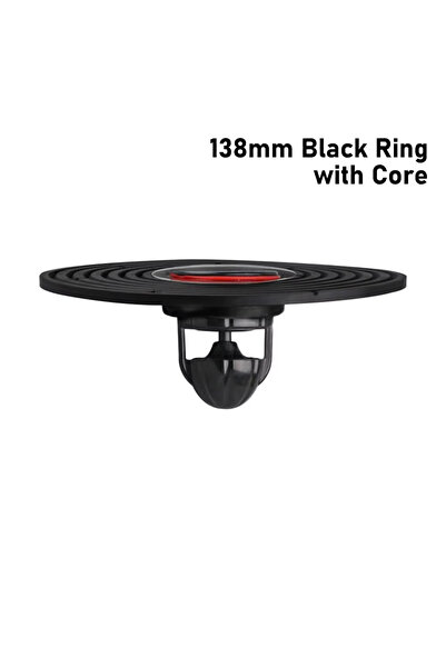 Choice قلب تصريف أرضي بحلقة سوداء من جي جيه، مقاس كبير 138 مم، مقاوم للروائح ...