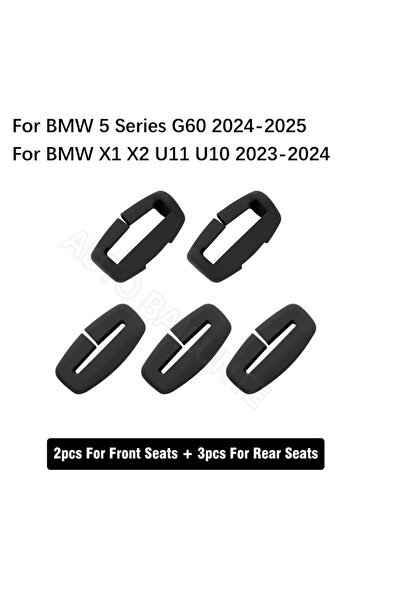 Choice 5 قطع من مشابك حزام الأمان لسيارات BMW الفئة الخامسة G60 موديلات 2023-...