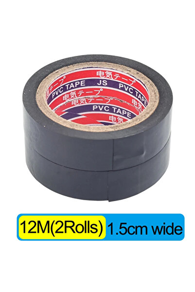 Choice 2Rolls(12m) PVC Insulating Tape 600V Rated Flame Retardant Waterproof ...