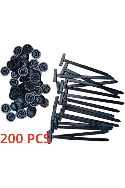 Choice 200PCS 500/10 Pcs Nylon Universal Cable Tie Buckle Heavy Duty Self-Loc...
