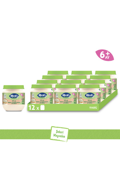 Hero Baby Sütlaç Kavanoz Mama 120g X12
