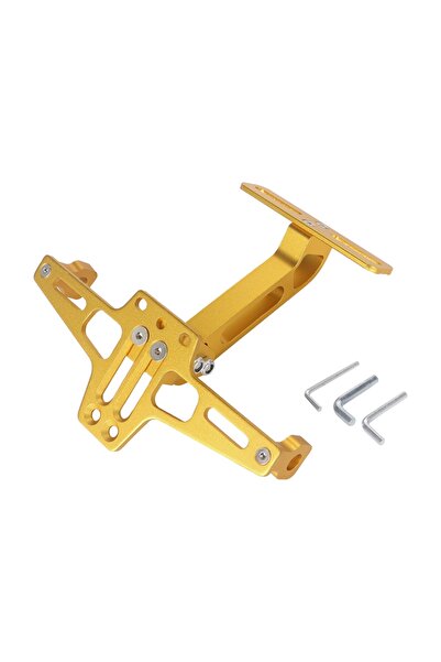 Choice Gold Motorcycle Rear License Plate Mount Holder Aluminum Alloy Bracket...