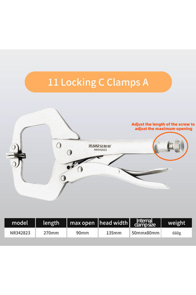 Choice 11 inch 5/7/10 Inch Multi-Function Adjustable Lking Pliers Water Pipe ...