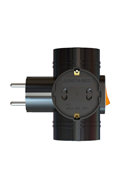 Choice 220-250V EU 3 black EU Converter Plug Adapter Electrical Socket With S...