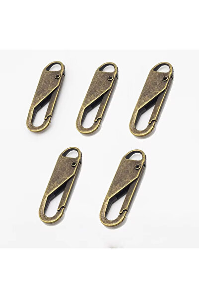 Choice 5 قطع - برونزي - 1، طقم إصلاح سحاب بديل مكون من 5 قطع، منزلق سحاب، لسا...