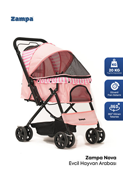 Zampa Nova Kedi Köpek Puseti Pembe 52x76,5x95cm