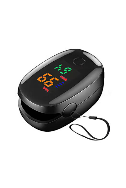 Choice جهاز قياس الأكسجين الرقمي الأسود للأصابع، جهاز قياس نبضات الدم، شاشة O...