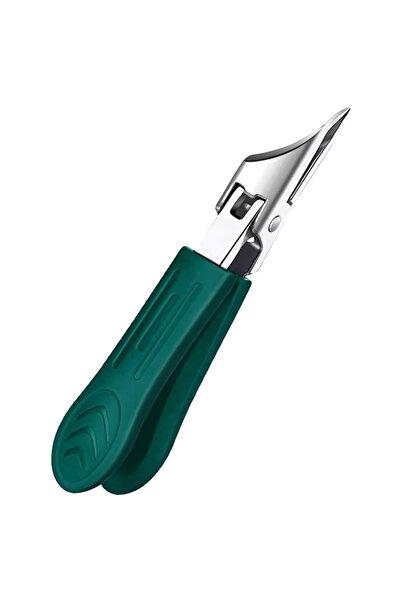 Choice B 1 قطعة مقص أظافر منحني من الفولاذ المقاوم للصدأ مضاد للرذاذ، قاطع أظ...