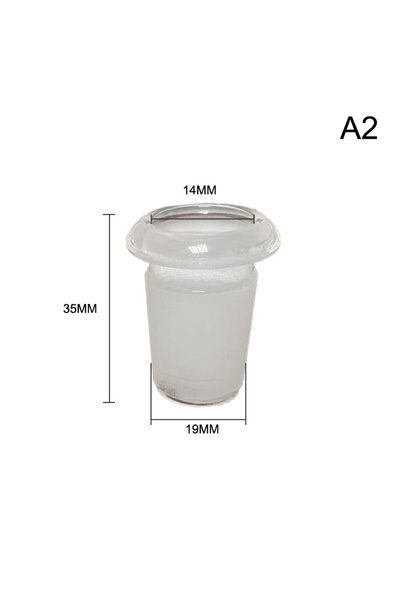 Choice A2 1Pcs Glass Expander Reducer Adapter Connector For Glass Hookah Pipe