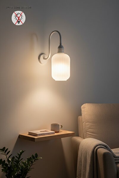 Bamyum شمعدان معدني أبيض من وينجمن للمطبخ والصالات الداخلية والمقاهي والمكاتب...