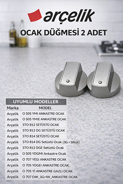ÖZ BEYAZ EŞYA O 505 YDGMI ANKASTRE GAZLI OCAK (2 ADET))