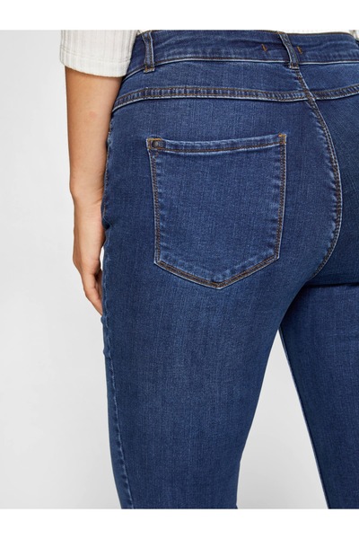 Faik Sönmez B00033 Normal Bel Normal Boy Düz Kesim Jean Indigo