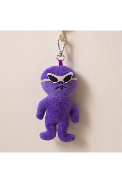 Choice سلسلة مفاتيح مفاتيح على وبري حقيبة ظهر فضائي بنفسجي مرحة، لعبة للأولاد...