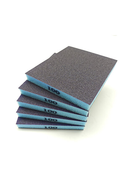 Choice ٥ قطع من إسفنج الصنفرة بدرجة خشونة ١٠٠، ٥/٦ قطع من إسفنج الصنفرة، خشنة...