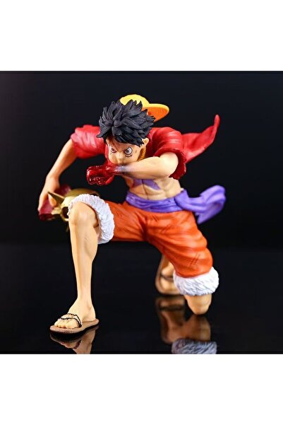 BANDAI مجسم شخصية لوفي من أنمي ون بيس، متوفر بنمطين: راكع، قابل للتجميع، قطعة...