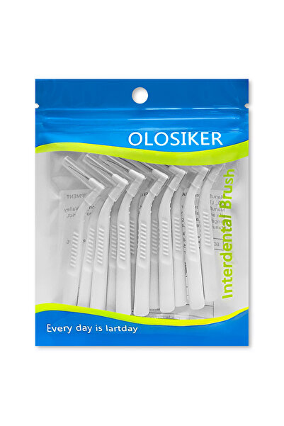 Choice فرشاة تنظيف ما بين الأسنان بيضاء 0.4 مم (SSSSS) مكونة من 12 فرشاة، بزو...