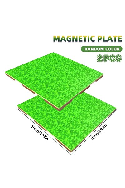 Choice قطعتان، أو 2/4/10 قطع، قواعد مغناطيسية متنوعة، تتناسب مع مكعبات البناء...