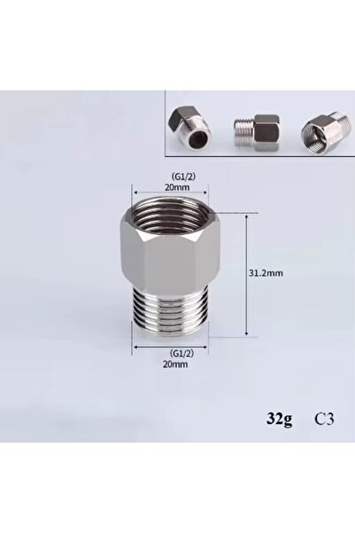 Choice 1/2" Male Female Adapter 201/304 Stainless Steel 1/2", 3/4" BSP Thread...