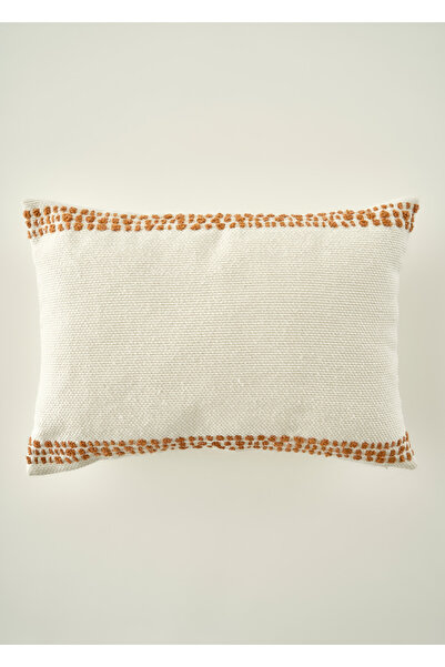 Bella Maison Tassel Dekoratif Kırlent Kılıfı Krem (35x50 cm)