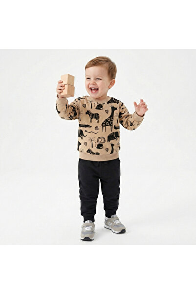 Kidohug Compleu baieti din bumbac, trening confortabil, 1-4 ani