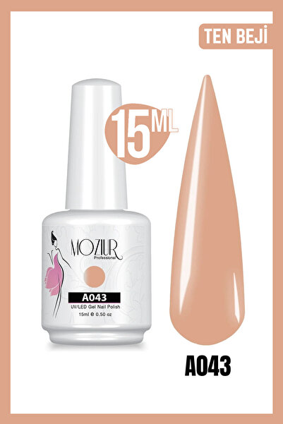 MOZIUR Kalıcı Oje Uv Led A043 (NUDE SERİSİ) 15ml