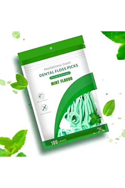 Choice 100pcs 100/500Pcs Mint Mouthed Dental Floss - Interdental Cleaning Flo...