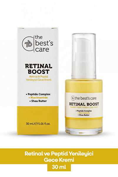 The Best's Care Retinal Peptid Cilt Yenileyici Yaşlanma Karşıtı Gece Bakım Kr...