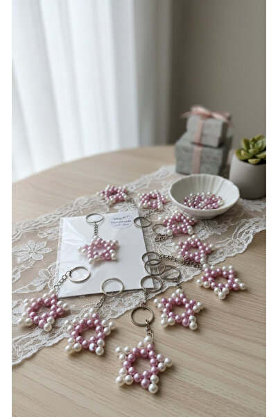 HediyelikÜrünler Yeni Doğan Kız Bebek Hoşgeldin Mevlüt Hediyelik İnci Krem Pe...