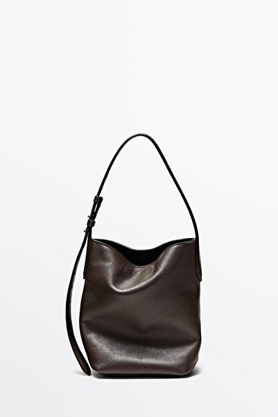 Massimo Dutti Mini napa deri kova çanta