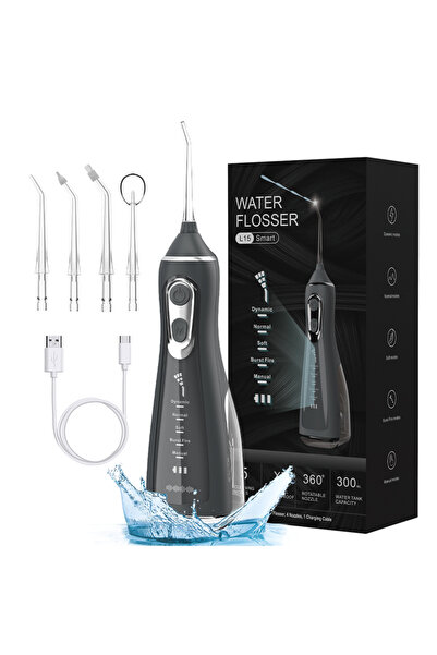 Choice جهاز تنظيف الأسنان بالماء المحمول L15-G قابل لإعادة الشحن عبر منفذ USB...