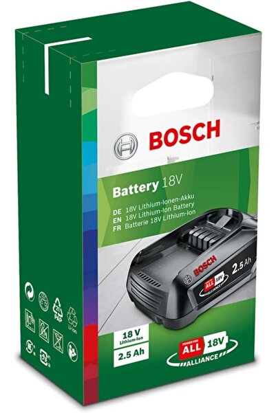 Bosch PBA 18V 2.5 Ah W-B Yedek Akü