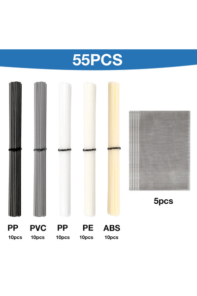 Choice 55PCS 55/110PCS Plastic welding rods ABS/PP/PVC/PE Welding Sticks,Stai...