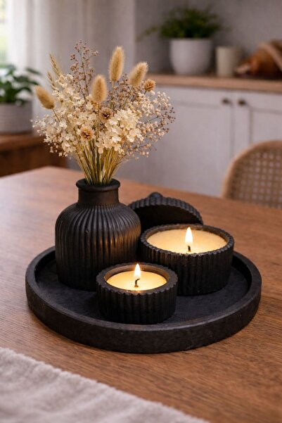 Narelia Home Dekoratif Mumluk & Vazo Seti | 8 Farklı Renk Seçeneği (Tealight ...