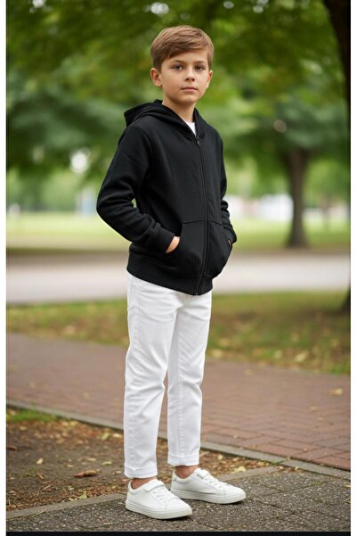 Gala Zippered Hooded Children's Top