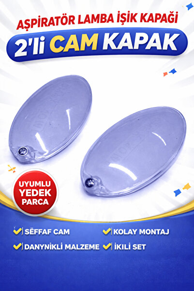 Arçelik Beko Aspiratör Lamba Camı / Işık Ampul Muhafaza Kapağı 9188065409