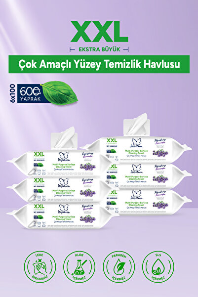 Papilion Easy Clean Xxl Lavanta Ferahlığı Iz Bırakmayan Naturel Formül 600 Ge...