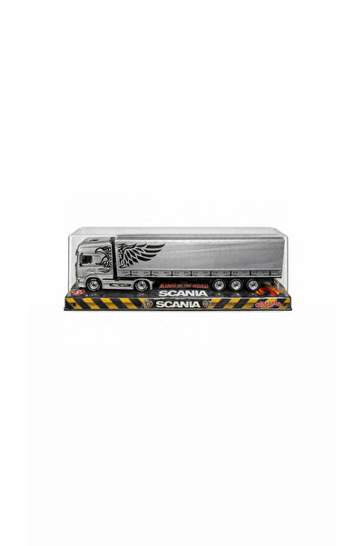 MYTOY Scania, Volvo Model Oyuncak Tır – 46 cm Uzunluk, Hareketli Dorse, 12 Te...