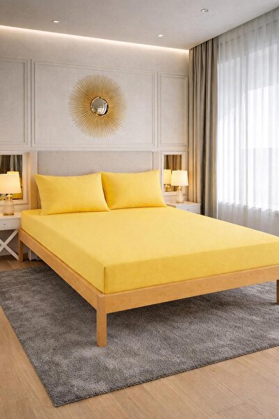 OZNHOME طقم ملاءات سرير مطاطية 100% قطن، متوفر بأحجام فردية/مزدوجة/كبيرة