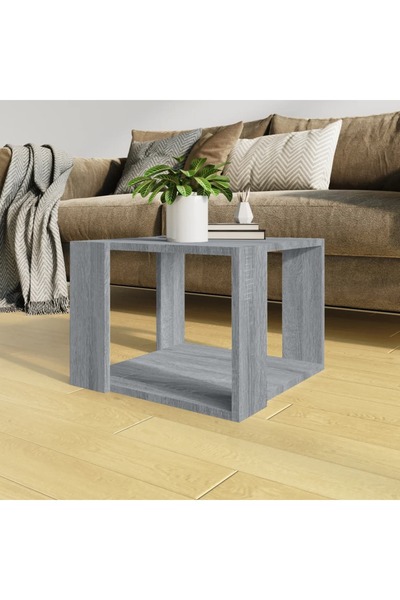 Concept Τραπεζάκι σαλονιού, γκρι sonoma, 40x40x30 εκ., επεξεργασμένο ξύλο