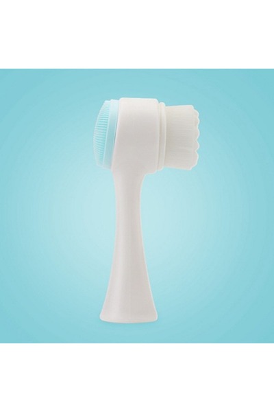 Choice فرشاة تنظيف الوجه اليدوية الصغيرة الزرقاء، فرشاة تدليك الوجه من السيلي...