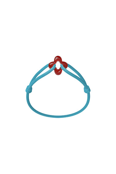 Wecord London سوار من حبل البرسيم الأحمر