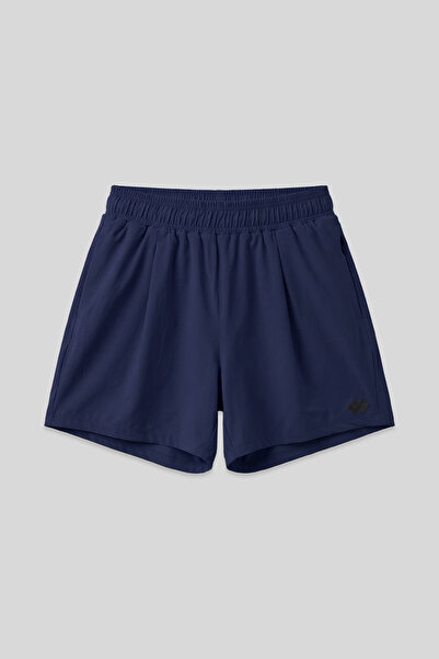 TOMMY LIFE İndigo Gizli Cep Fermuarlı Rahat Form Kadın Şort - 91014